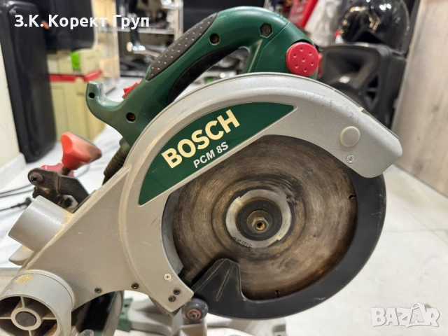 Настолен цикруляр BOSCH PCM 8S 1200 W, Ø 216 мм, снимка 8 - Циркуляри - 54361062