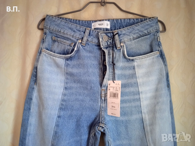 НОВИ дамски дънки MANGO DENIM (MNG), снимка 5 - Дънки - 55236342
