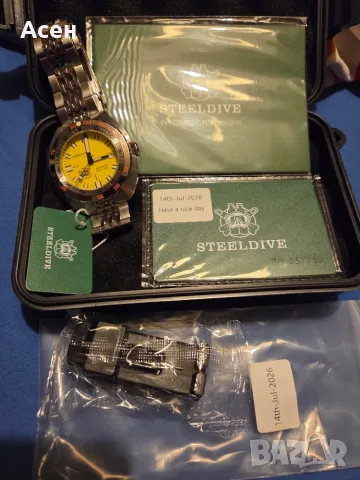Steeldive SD1967 Doxa 300 homage, снимка 5 - Мъжки - 55505267