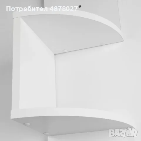 Ъглова етажерка за съхранение с 5 рафта, снимка 5 - Други - 55425388