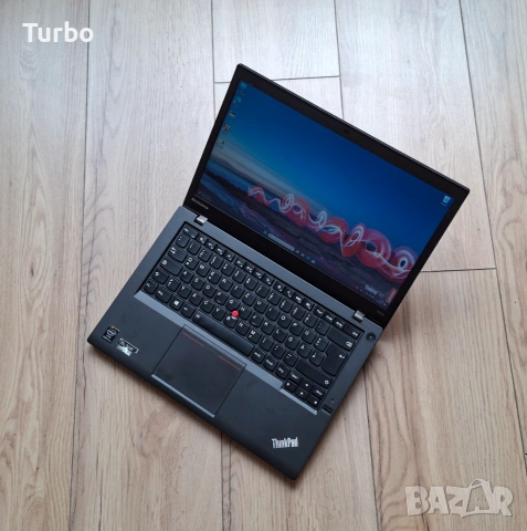 14' IPS Lenovo ThinkPad T440s Core i5-4300u/12GB RAM/256GB SS/Две батерии 6 ч./FHD, снимка 2 - Лаптопи за работа - 55093201