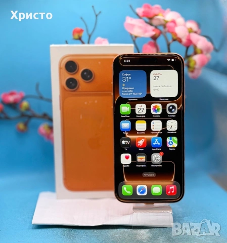 ГАРАНЦИОНЕН!!! Apple iPhone 17 Pro Max, 256GB, 5G, Cosmic Orange, снимка 2 - Apple iPhone - 55078565