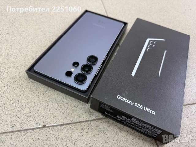 ! ЧИСТО НОВ - Samsung Galaxy S25 Ultra - 512GB/12GB