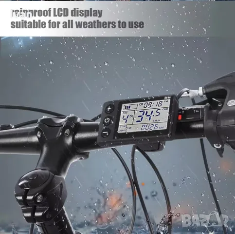 Kомплект универсален безчетков контролер с дисплей Ebike 24V/36V 350W, снимка 2 - Друга електроника - 53985965