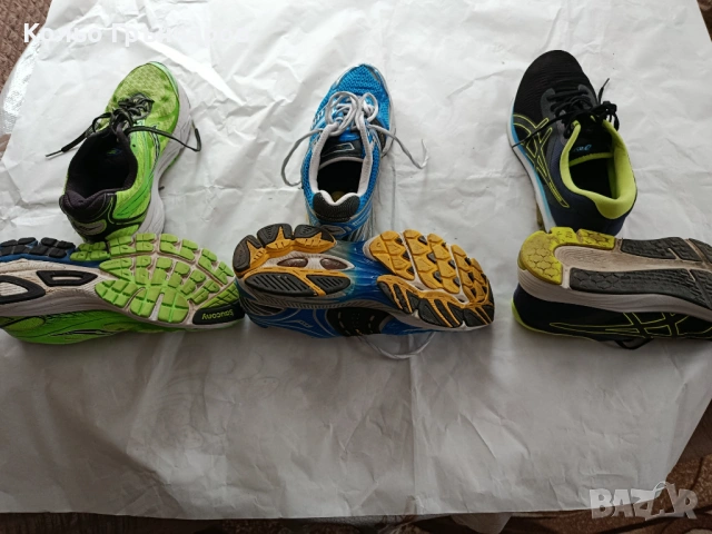 Маратонки за бягане SAUCONY и ASICS gel 28,5 см. 