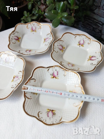 Руски порцеланови чинийки , снимка 5 - Чинии - 54097960