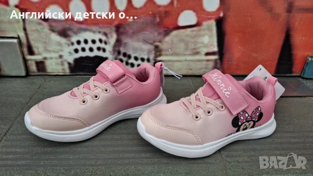 Английски детски маратонки с Мини Маус, снимка 4 - Детски маратонки - 54291297
