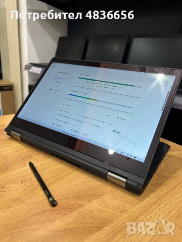 Като нов! Лаптоп Lenovo X380 Yoga i5/16GB RAM/256GB SSD, ТЪЧ, 3 м. гар!, снимка 9 - Лаптопи за работа - 54778524