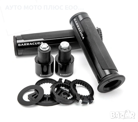 Универсални спортни ръкохватки (грипове) за мотор Barracuda Basic - Черни, снимка 2 - Аксесоари и консумативи - 54401856