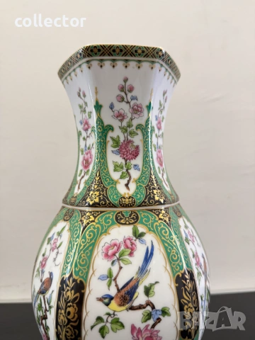 Немска порцеланова ваза Kaiser от серия Mandschu. №8150, снимка 4 - Антикварни и старинни предмети - 54387848