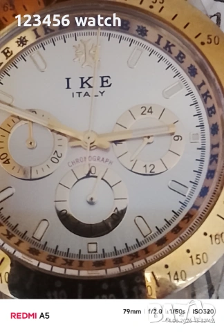 Часовник ika italia хронограв, снимка 7 - Мъжки - 54900905