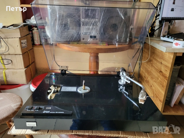Sansui SR-222MKII .Грамофон със кашона, снимка 3 - Грамофони - 54087780