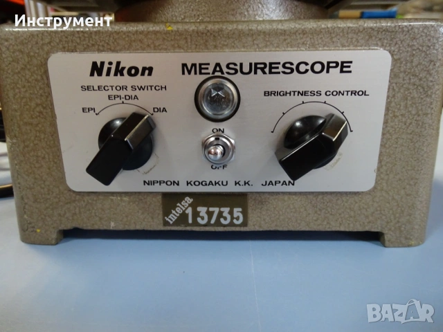 Инструментален измервателен микроскоп Nicon MEASURESCOPE 220V 50Hz, снимка 7 - Други машини и части - 54928308