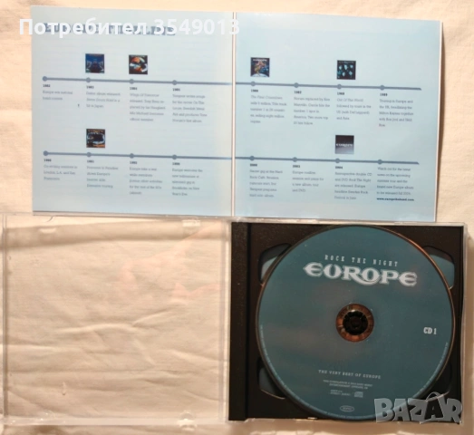 CD / ЦД компакт диск - Europe – Rock The Night-The Very Best Of Europe - 2004 [2 CD], снимка 5 - CD дискове - 54873535