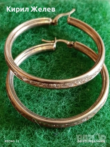 Класически модел сребърни обеци с ювелирно инкрустирани Планински кристали 52732, снимка 4 - Обеци - 54027229