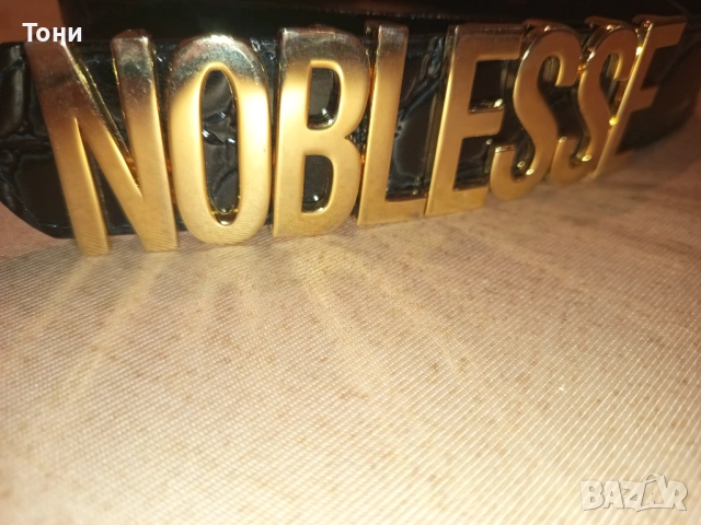 NOBLESSE Оригинал Нов Дамски Стилен Кожен Колан 95см., снимка 10 - Колани - 54393594