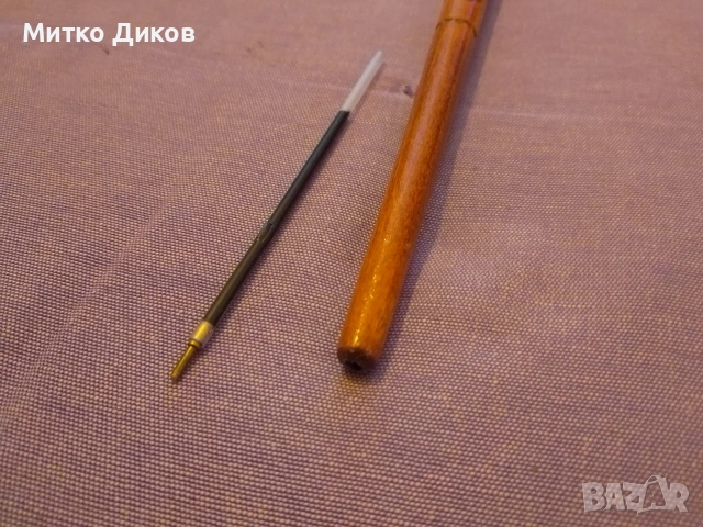 химикалка от дърво с дърворезба ръчно изработена 235 мм нова, снимка 4 - Декорация за дома - 54641435