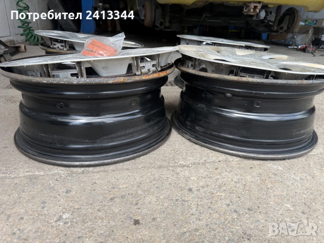 железни джанти 4х100/R15/60.1, снимка 2 - Гуми и джанти - 55283876
