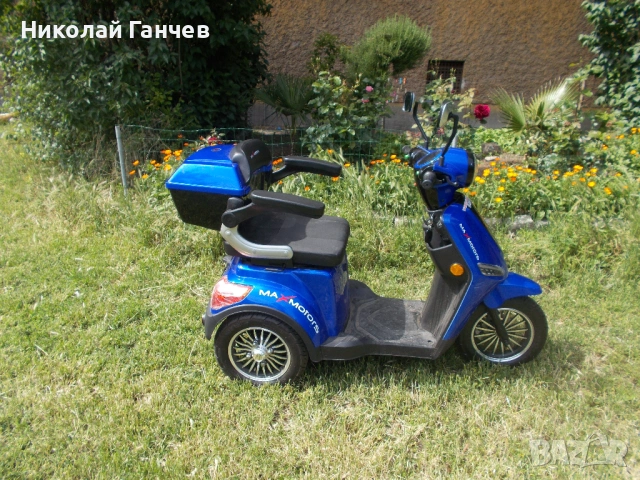 ЕЛЕКТРИЧЕСКА ТРИКОЛКА  „Fullmax R1, 1500W, 60V/20Ah“, синя, CE сертификат1500W, 60V/20Ah, Синя