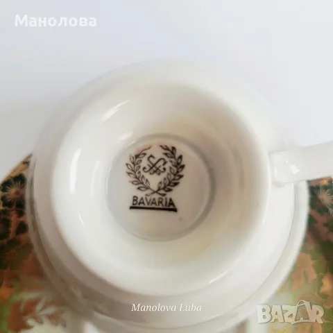 Колекционерска порцеланова чашка с чинийка Schumann Arzberg , снимка 6 - Други ценни предмети - 55653866