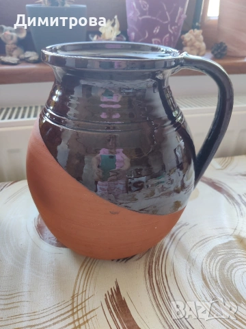 Два броя глинени съдове , снимка 2 - Декорация за дома - 55006562