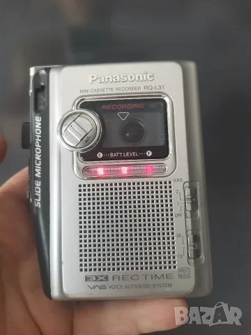 Касетен диктофон Panasonic Mini Cassette Recorder RQ-L31, снимка 2 - Радиокасетофони, транзистори - 55681438