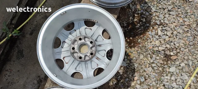 Алумивиеви оригинални джанти AUDI 15 цола 5x112 6J ET45 57.1 - 5броя, снимка 7 - Гуми и джанти - 55680521