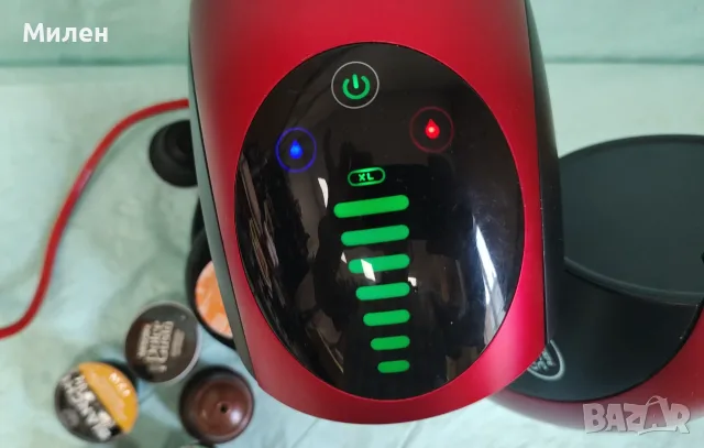 Кафемашина с гаранция 1 година Delonghi Automat Eclipse NESCAFÉ® Dolce Gusto Red, снимка 7 - Кафемашини - 55670235