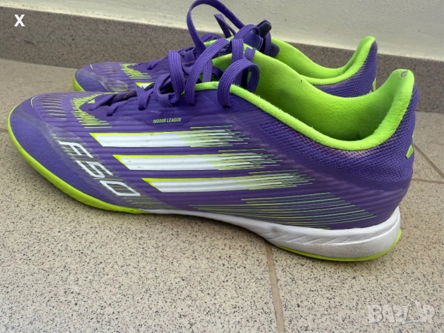 Adidas F50 League indoor purple rush