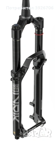Спешно! Чисто Нова! RockShox Lyrik Ultimate RC2 Fork 27.5" 150mm Boost - High Gloss Black, снимка 2 - Части за велосипеди - 55082180