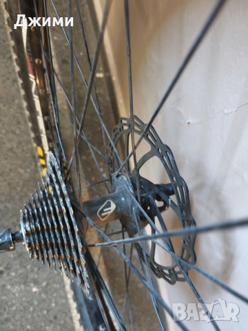 Цяла капла с гума MAXXIS MINION DHR II 26 x 2.50 (като нова ) с диск и касета, снимка 10 - Части за велосипеди - 54697372
