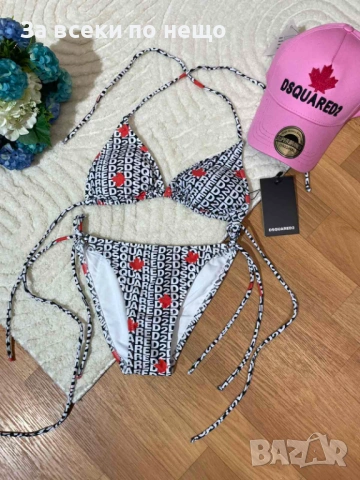 DSQUARED2 Дамски Бански С 2 Части👙Дамски Бански С Две Части Дискуаред2 Код VivaModa39