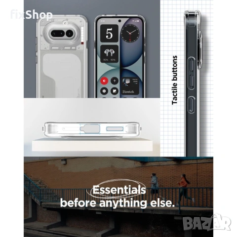 SPIGEN ULTRA HYBRID NOTHING PHONE 4A CRYSTAL CLEAR, снимка 5 - Калъфи, кейсове - 54887350