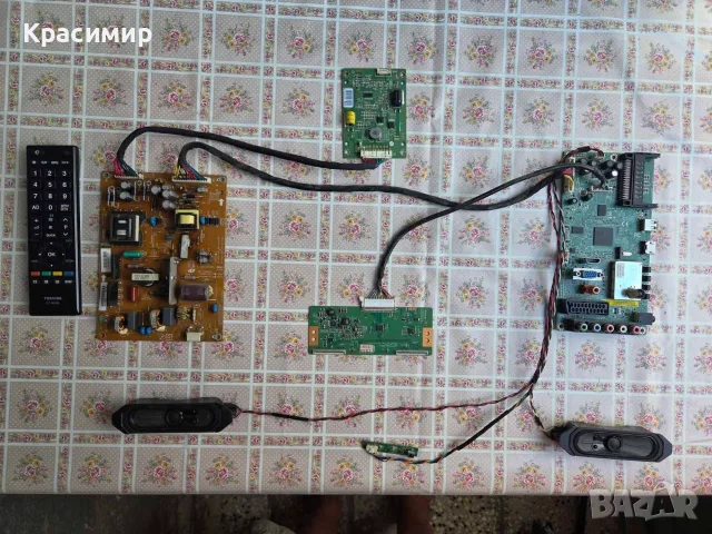 Ел. монтажна схема за Toshiba телевизор 32 инча