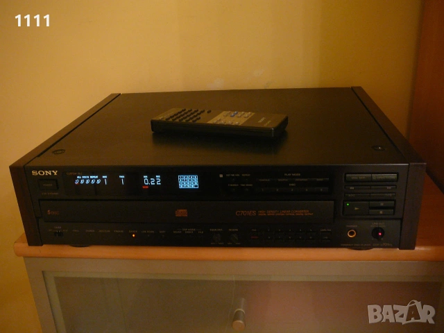 SONY CDP-C701ES, снимка 4 - Ресийвъри, усилватели, смесителни пултове - 55176288
