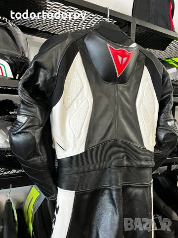 Кожен мото екип DAINESE ASPIDE ,52 M/L ,2 части, ,гърбица протектори,оригинален 682.58 лв. / 349 €, снимка 7 - Аксесоари и консумативи - 54952600