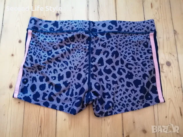 Nike Dri-FIT оригинален дамски къс клин / къси спортни панталонки с леопардов принт р-р S, снимка 11 - Къси панталони и бермуди - 55692419