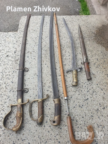 Стари саби , щикове бастуни, снимка 4 - Антикварни и старинни предмети - 54041130