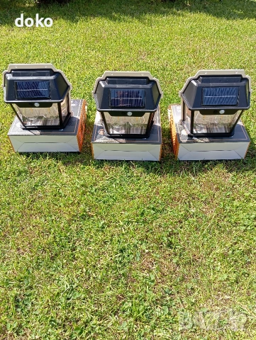 Соларна лампа 3бр, снимка 2 - Соларни лампи - 54231513