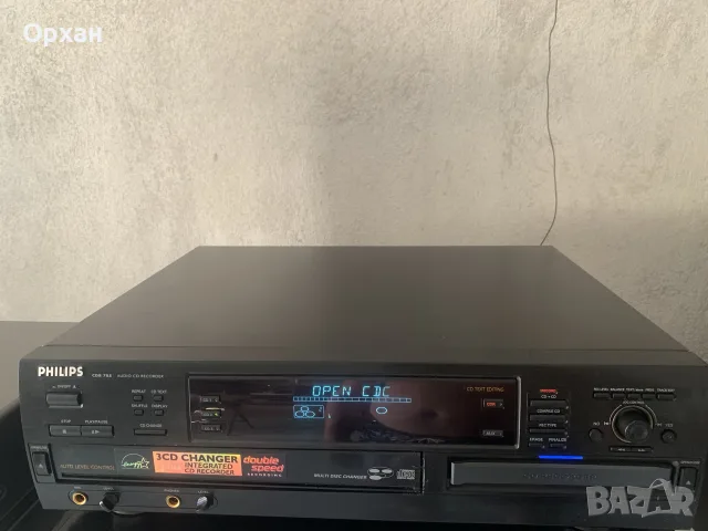 Philips CDR 785 – Аудио CD Рекордер и 3-CD Чейнджър (Качествена Аудио Система), снимка 6 - Аудиосистеми - 55578069