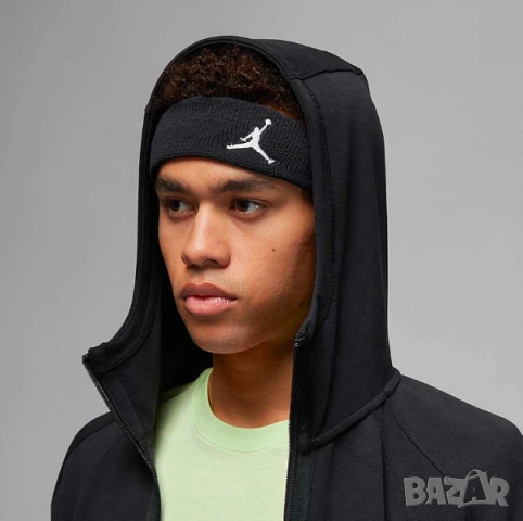 суитчер Nike Jordan Dri-FIT Sport Men's Air Fleece Full-Zip Hoodie размер S, снимка 5 - Спортни дрехи, екипи - 54220904
