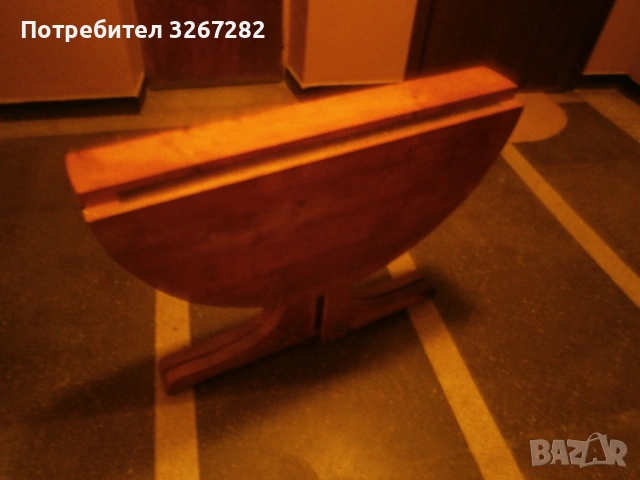 Маса,Сгъваема,Масивна, Естествено Дърво, снимка 12 - Маси - 53991000