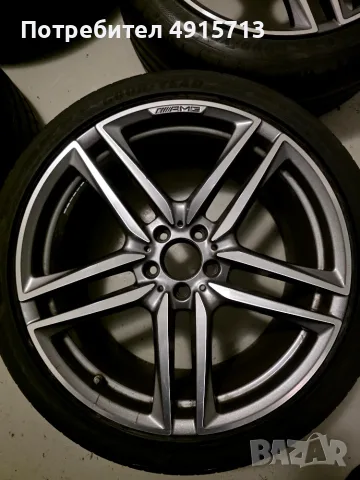 Оригинални Mercedes AMG джанти с гуми, снимка 2 - Гуми и джанти - 55624202