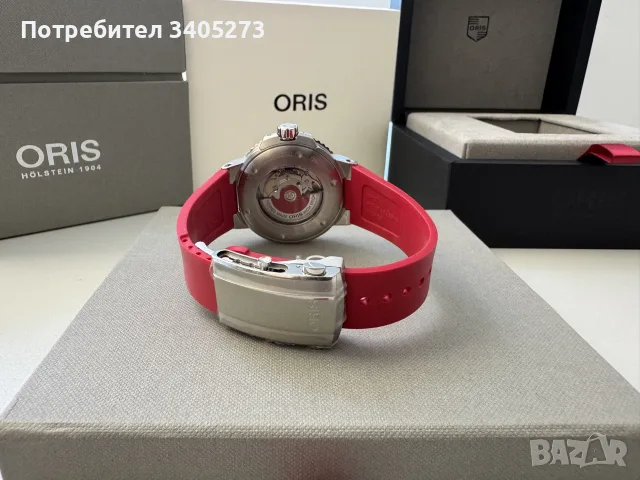 Часовник Oris Aquis 01 733 7730 4153-07 4 24 66EB Swiss Made, снимка 6 - Мъжки - 55571187