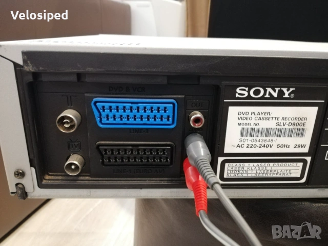 Видеокасетофон и DVD SONY HIFI SLV D900E, снимка 3 - Плейъри, домашно кино, прожектори - 54653171