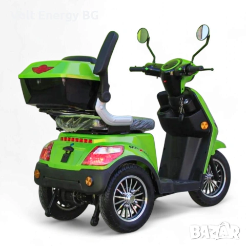 Премиум модел електрическа триколка за възрастни Max Motors FM1, 1500W, 60V, снимка 3 - Инвалидни скутери - 54887403