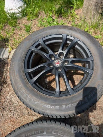 Алуминиеви джанти 17/5×114,3 с гуми 225/60/17, снимка 6 - Гуми и джанти - 54454486