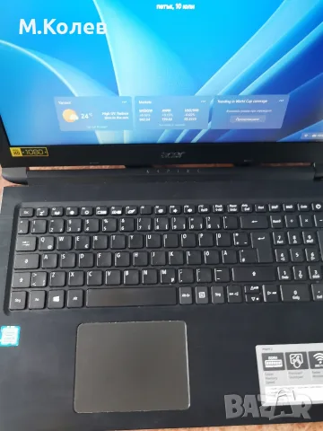 Лаптоп Acer Aspire Intel i5 8250U,RAM 8GB,256 SSD, снимка 7 - Лаптопи за дома - 55539384