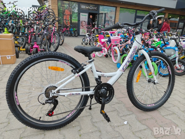 CROSS Велосипед 24" ALISSA бял, снимка 11 - Велосипеди - 54276788
