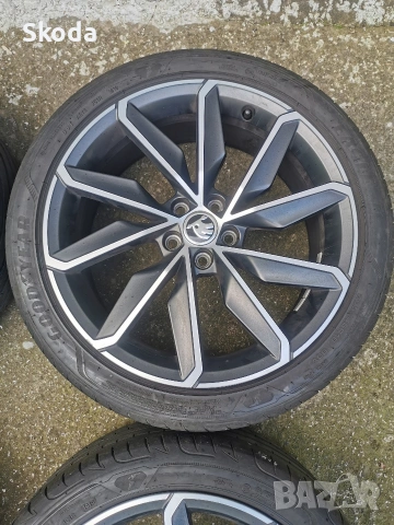 Skoda scala 5x100 18 , снимка 5 - Гуми и джанти - 54405448